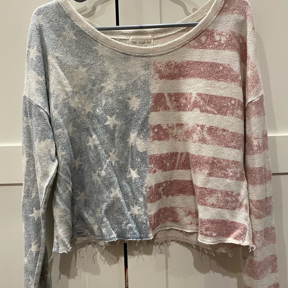 American Flag Long-Sleeve